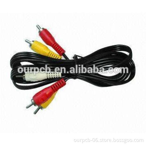 china manufacturer 3M 3.5mm audio cable male to male home audio cables